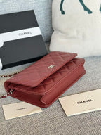 CC Classic WOC 19cm Burgundy Caviar Leather