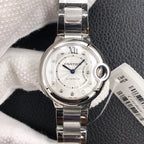 BALLON BLEU 33MM AUTOMATIC WHITE DIAL DIAMOND HO  MAKER