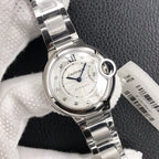 BALLON BLEU 33MM AUTOMATIC WHITE DIAL DIAMOND HO  MAKER