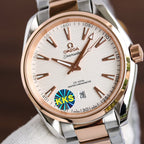 SEAMASTER AQUA TERRA 41MM ROSE GOLD CASE STEEL BRACELET