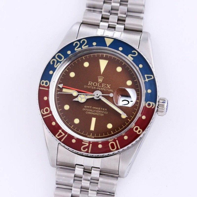 GMT-MASTER   PEPSI 40MM BROWN DIAL
