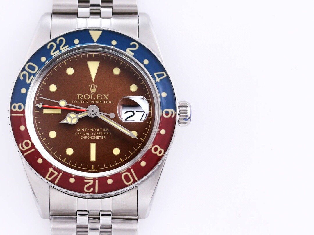 GMT-MASTER   PEPSI 40MM BROWN DIAL