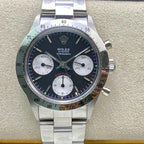 DAYTONA 37MM   STEEL CASE BLACK DIAL