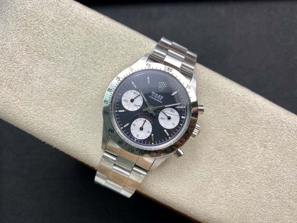 DAYTONA 37MM   STEEL CASE BLACK DIAL