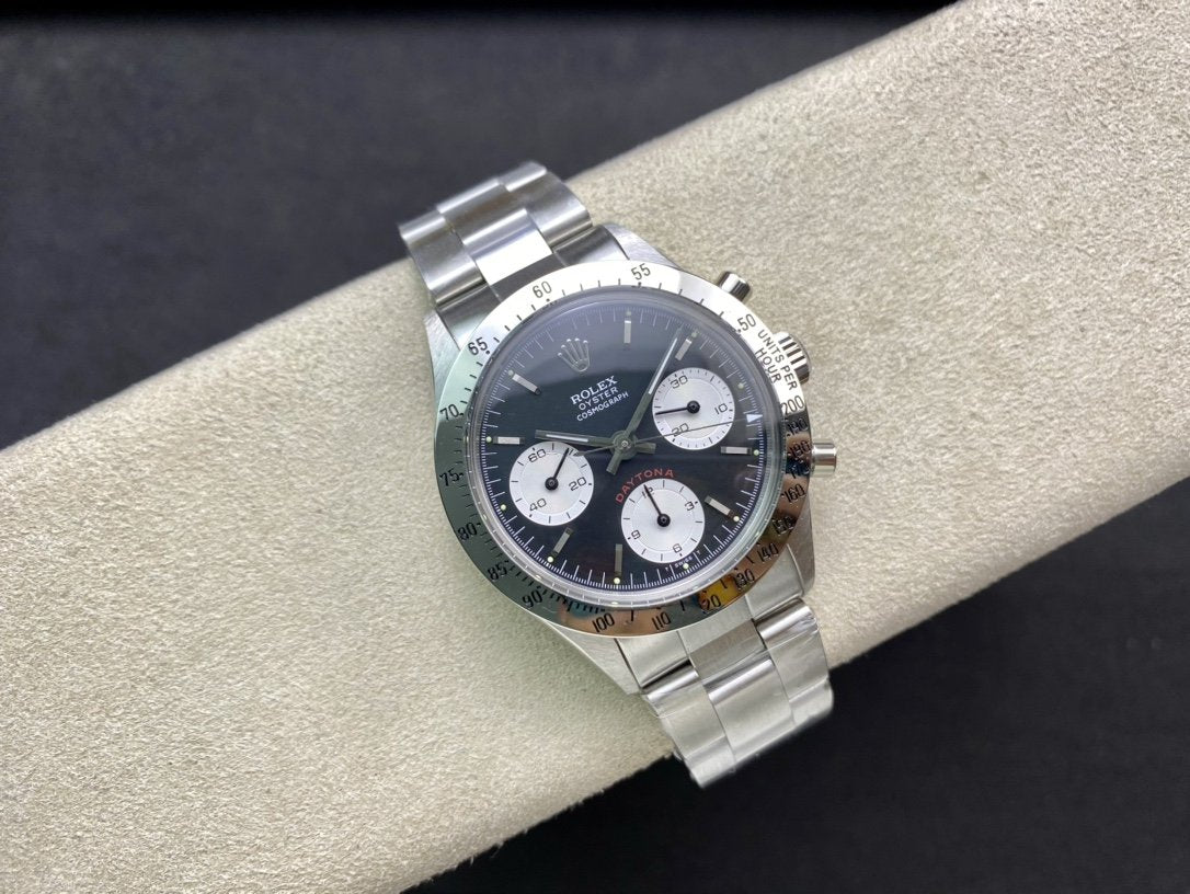 DAYTONA 37MM   STEEL CASE BLACK DIAL