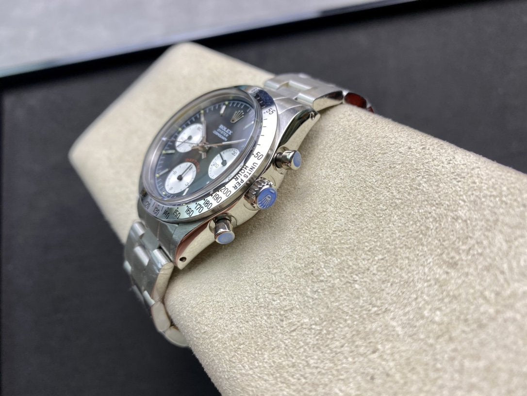 DAYTONA 37MM   STEEL CASE BLACK DIAL