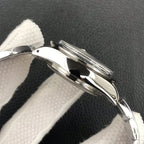 DAYTONA 38MM   BLACK BEZEL SILVER DIAL