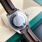 YACHT-MASTE EVEROSE GOLD BROWN DIAL RUBBER