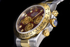 DAYTONA CUSTOM TWO-TONE RED PEARL DIAL