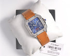 SANTOS LADY 35MM QUARTZ STEEL CASE LEATHER