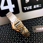 DE VILLE 33MM QUARTZ GOLD STEEL BLACK DIAL