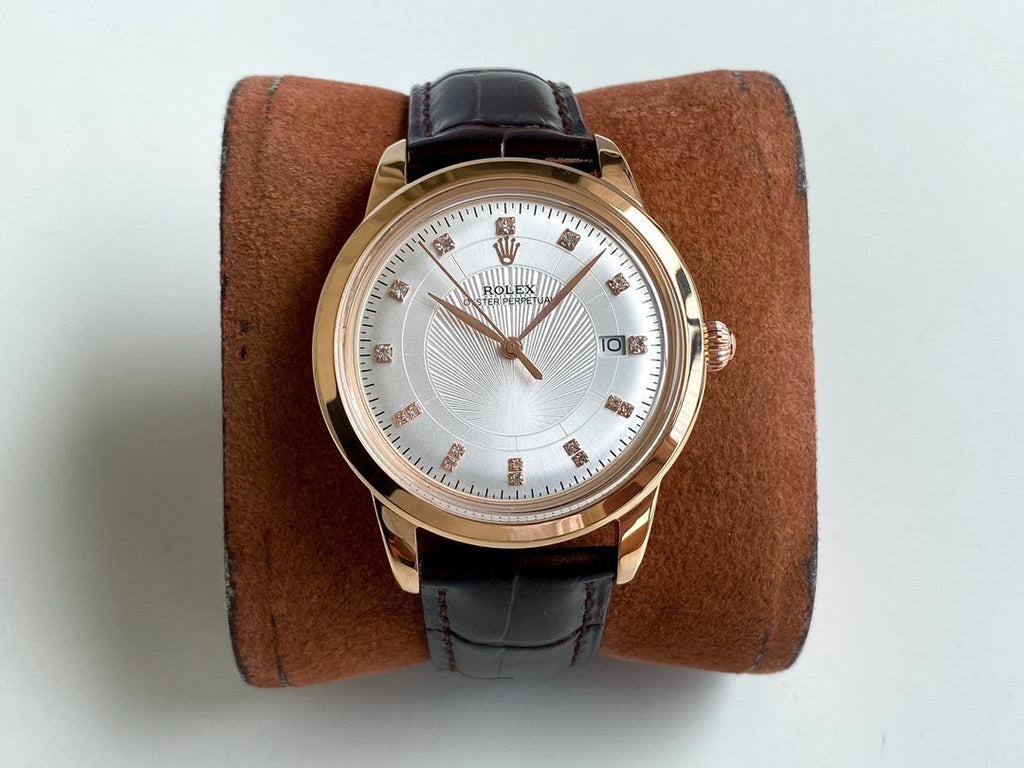 OYSTER PERPETUAL 40MM LEATHER STRAP