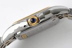 PANTHERE DE CARTIE 22MM QUARTZ GOLD STEEL WHITE DIAL