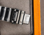 SANTOS DE CARTIE STAINLES STEEL SKELETON DIAL ALL BLACK