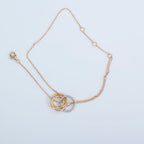 TRINITI BRACELET  GOLD SILVER PINK GOLD DIAMONDS