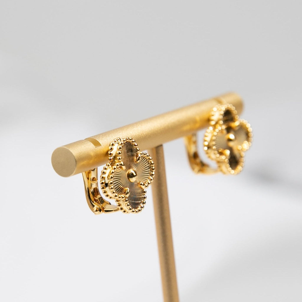 CLOVER EARRINGS GOLD