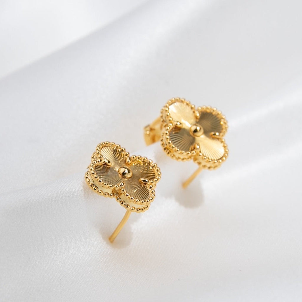 CLOVER EARRINGS GOLD