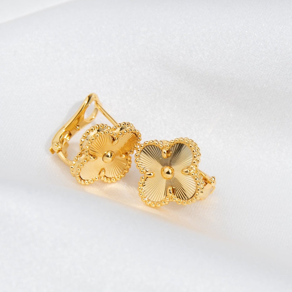 CLOVER EARRINGS GOLD
