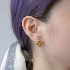 CLOVER EARRINGS GOLD