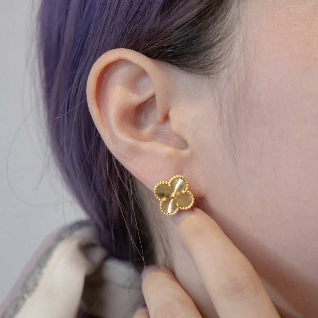 CLOVER EARRINGS GOLD