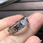 OLIVE LEAF RING DIAMONDS