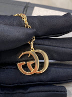 GG PEDANT GOLD NECKLACE