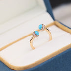 POSSEISION TURQUOISE DIAMOND RING