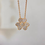 FLOWER DIAMOND NECKLACE