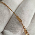 HEART CARNELIAN PINK GOLD NECKLACE
