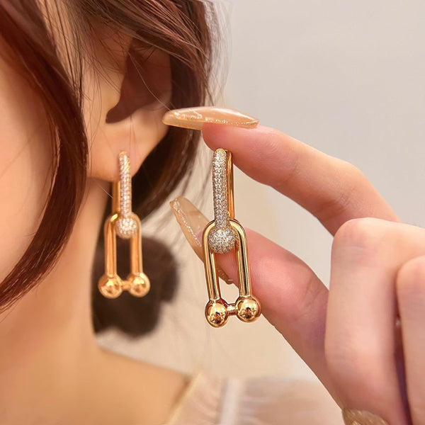 HARDWEAR DROP DIAMONDS EARRINGS