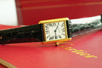 TANK MUST DE SOLO 30MM GOLD CASE LEATHER STRAP