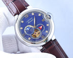 BALLON BLEU 36MM OPEN HEART DIAMOND NUMERALS