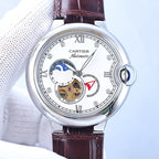 BALLON BLEU 36MM OPEN HEART DIAMOND NUMERALS