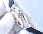BALLON BLEU 36MM OPEN HEART PINK DIAMOND NUMERALS