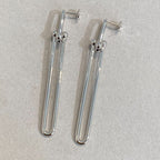 HARDWEAR DOUBLE LONG LINK EARRINGS