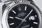 DATEJUST 36MM SILVER BLACK DIAL