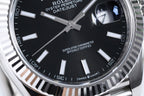 DATEJUST 41MM SILVER BLACK DIAL