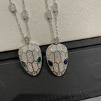 SERPENTS PEDANT DIAMOND NECKLACE