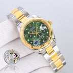 DATEJUST 31  GOLD BLUE DIAL