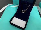 LARGE DIAMOND HEART NECKLACE