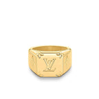 LV SIGNET LOGO RING