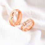 T PINK GOLD RING