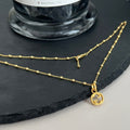 GG BALL CHAIN GOLD NECKLACE