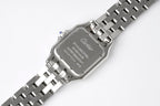 PANTHERE SILVER CASE DIAMOND BEZEL WHITE DIAL