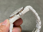 J12 Automatic White Ceramic Black Numerals White Dial