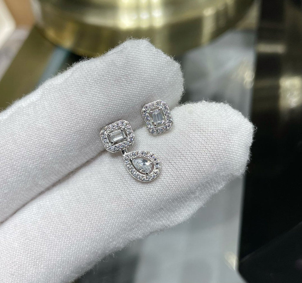 MY TWIN 2+1 DIAMOND STUD EARRINGS