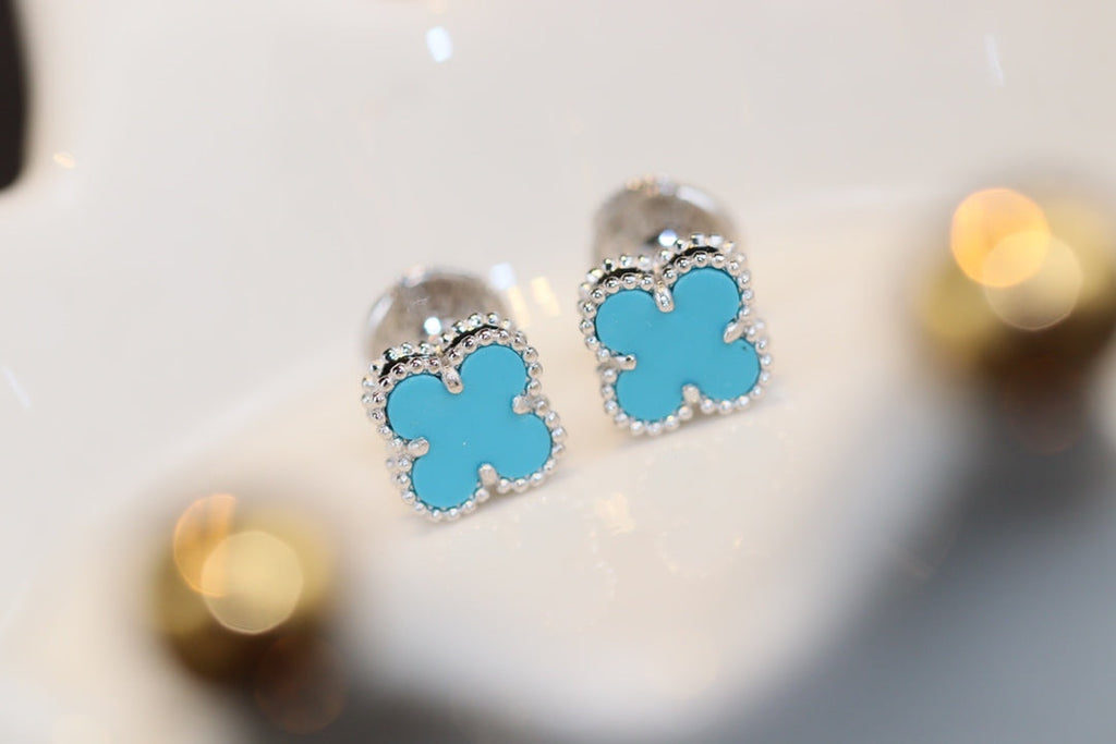 CLOVER TURQUOISE EARRINGS