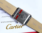 TANK MUST SMALL STEEL LEATHER STRAP WHITE DIAL