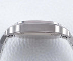 SANTOS LADY 35.1MM AUTOMATIC SILVER DIAMOND BEZEL