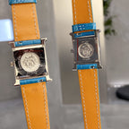 HM HEURE H 26 SILVER WHITE DIAL DIAMOND BEZEL